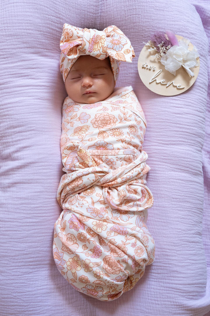 Deluxe Swaddle Set - Meadow