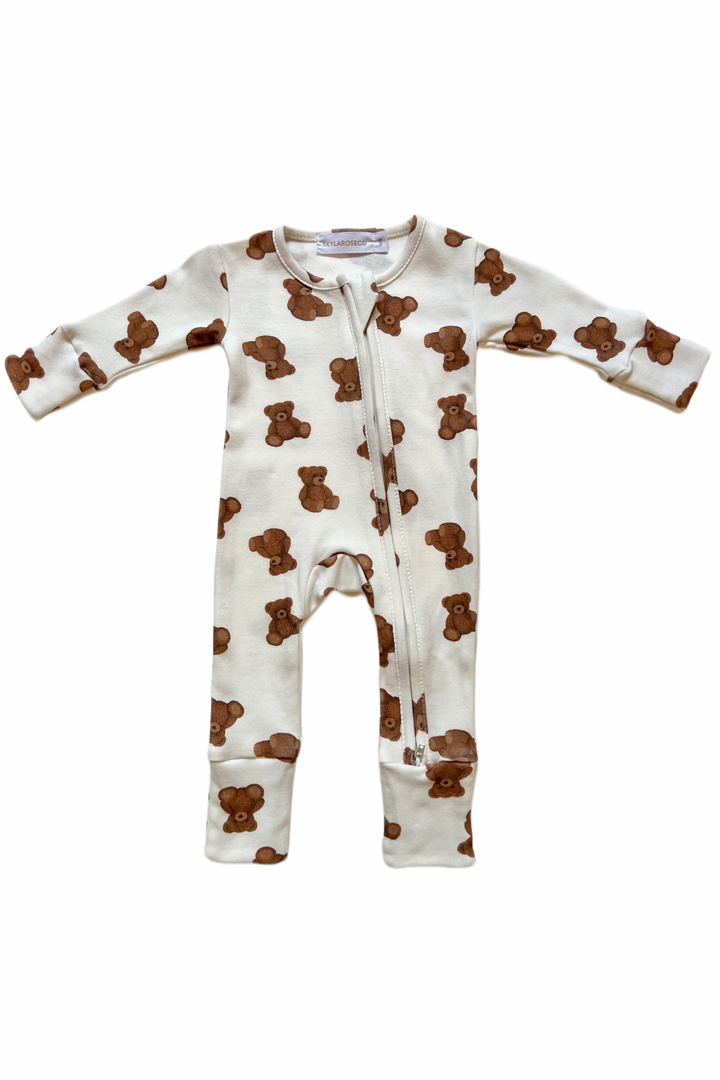 Zip Onesie - Teddy