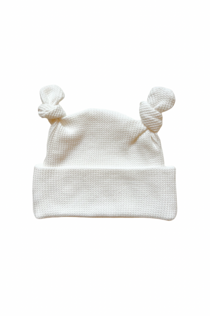 Double Knot Beanie - Cloud Waffle