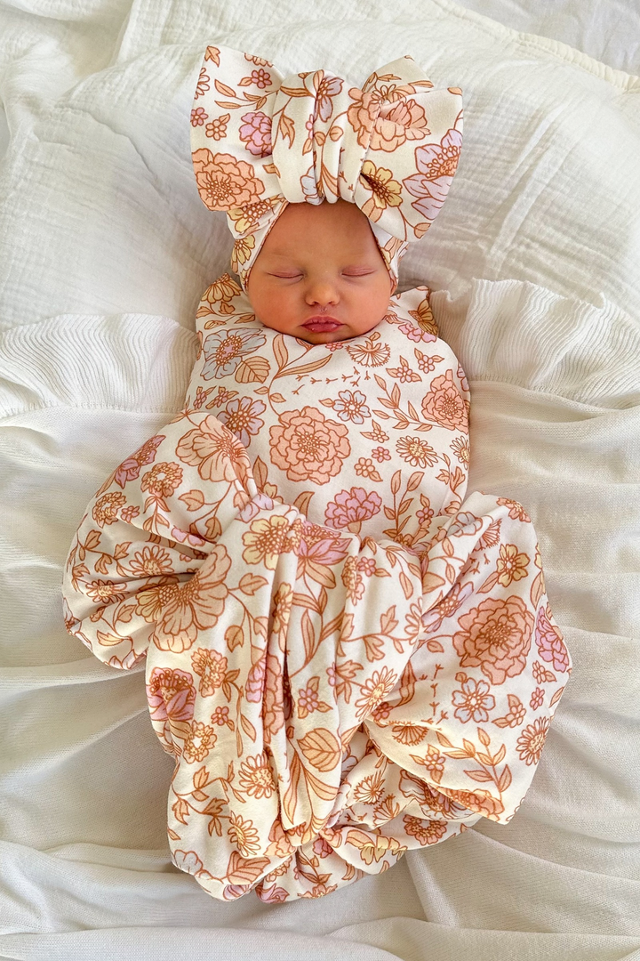 Deluxe Swaddle Set - Meadow