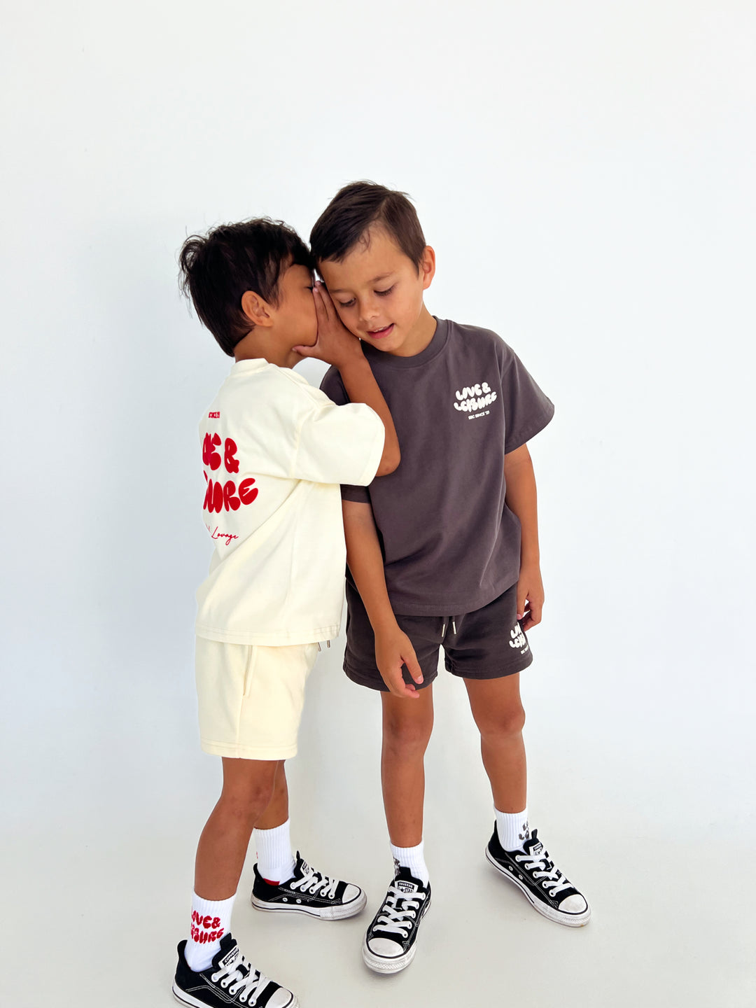 Love & Leisure Kids Oversized Tee - Moondust