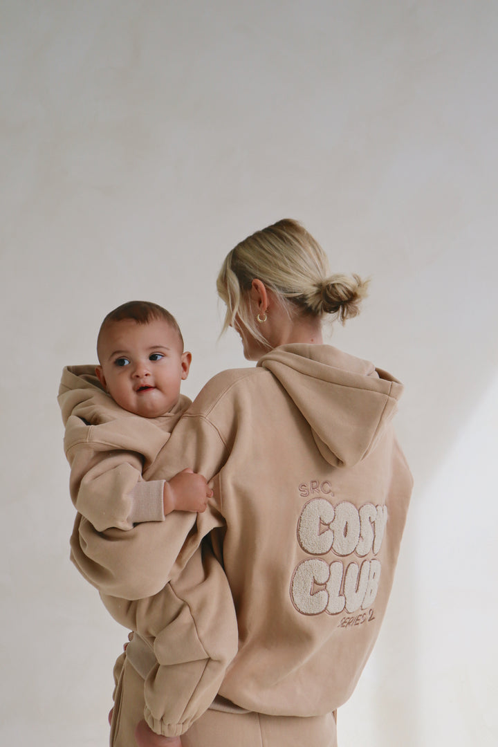 Cosy Club 2.0 Adults Hoodie - Latte