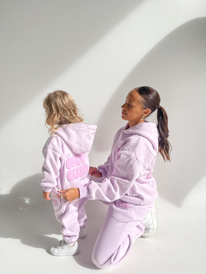 Cosy Club 2.0 Adults Hoodie - Lilac: PRE-ORDER